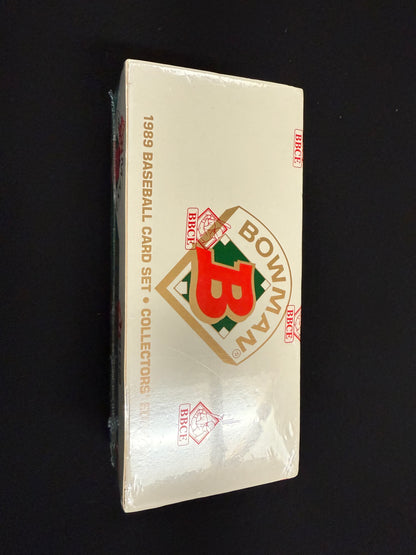 1989 BOWMAN BASEBALL TIFFANY FACTORY SET BBCE WRAPPED VERIFIED