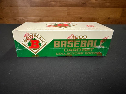 1989 BOWMAN BASEBALL TIFFANY FACTORY SET BBCE WRAPPED VERIFIED