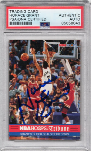 1993 NBA HOOPS HORACE GRANT PSA/DNA AUTOGRAPH