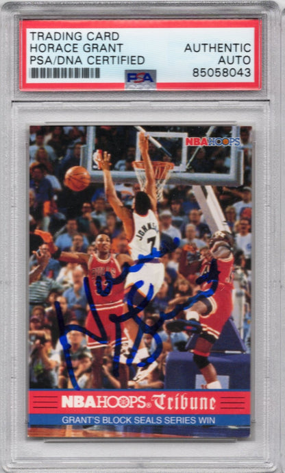 1993 NBA HOOPS HORACE GRANT PSA/DNA AUTOGRAPH