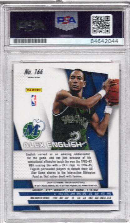 2014 PRIZM ALEX ENGLISH AUTOGRAPH PSA/DNA (2044)