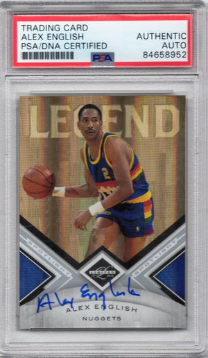 2010 PANINI LIMITED LEGEND ALEX ENGLISH AUTOGRAPH /149 PSA/DNA (8952)