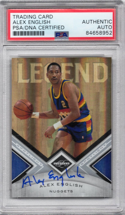 2010 PANINI LIMITED LEGEND ALEX ENGLISH AUTOGRAPH /149 PSA/DNA (8952)