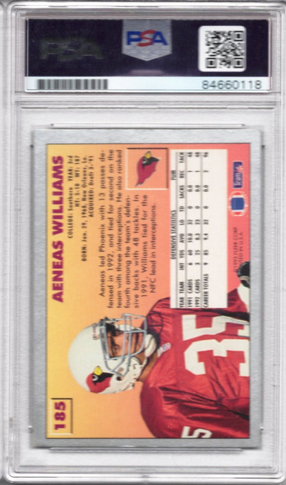 1993 FLEER AENEAS WILLIAMS AUTOGRAPH PSA/DNA (0118)