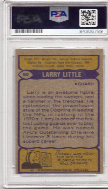 1979 TOPPS LARRY LITTLE AUTOGRAPH PSA/DNA (6789)