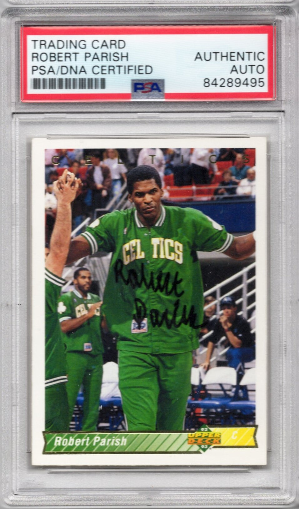 1992 UPPER DECK ROBERT PARISH AUTOGRAPH PSA/DNA (9495)