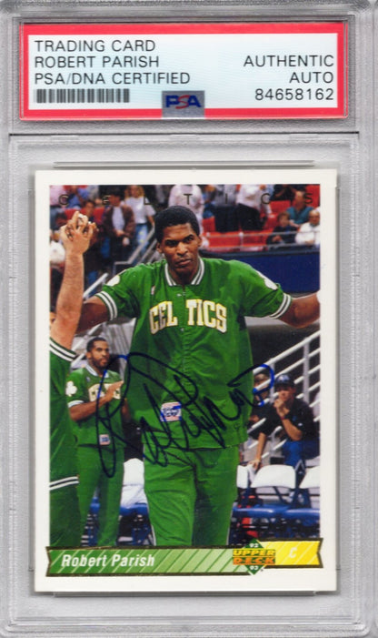 1992 UPPER DECK ROBERT PARISH AUTOGRAPH PSA/DNA (8162)