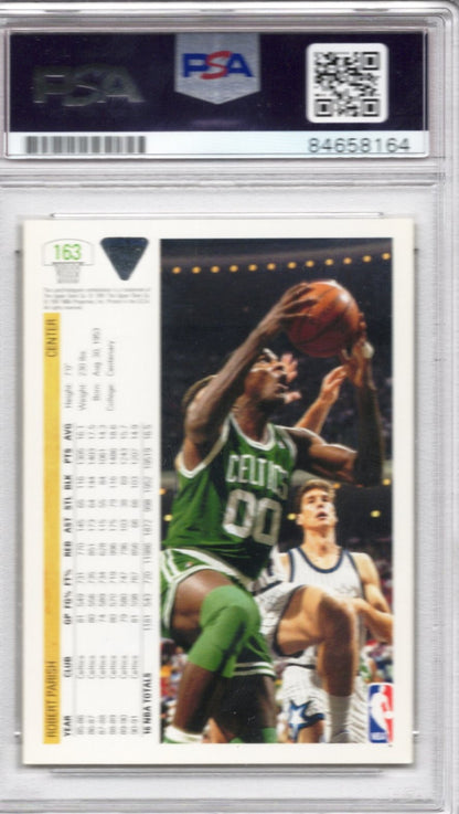 1991 UPPER DECK ROBERT PARISH AUTOGRAPH PSA/DNA (8164)