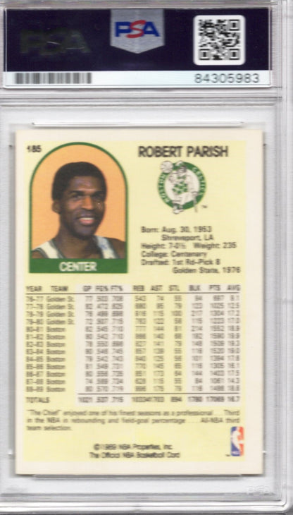 1989 NBA HOOPS ROBERT PARISH AUTOGRAPH PSA/DNA (5983)