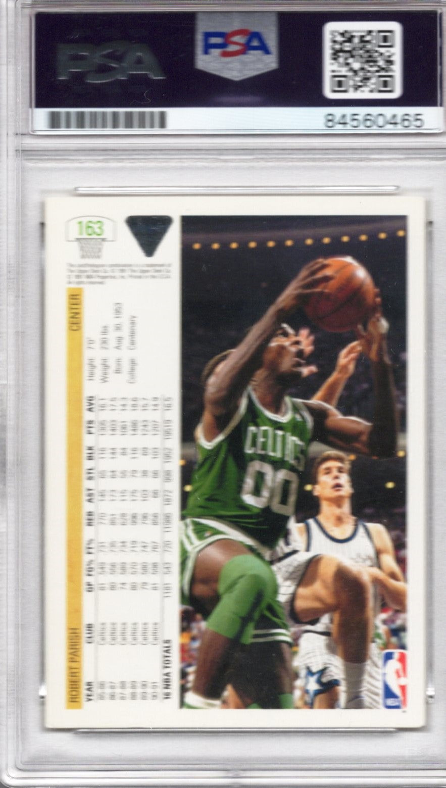 1991 UPPER DECK ROBERT PARISH AUTOGRAPH PSA/DNA (0465)