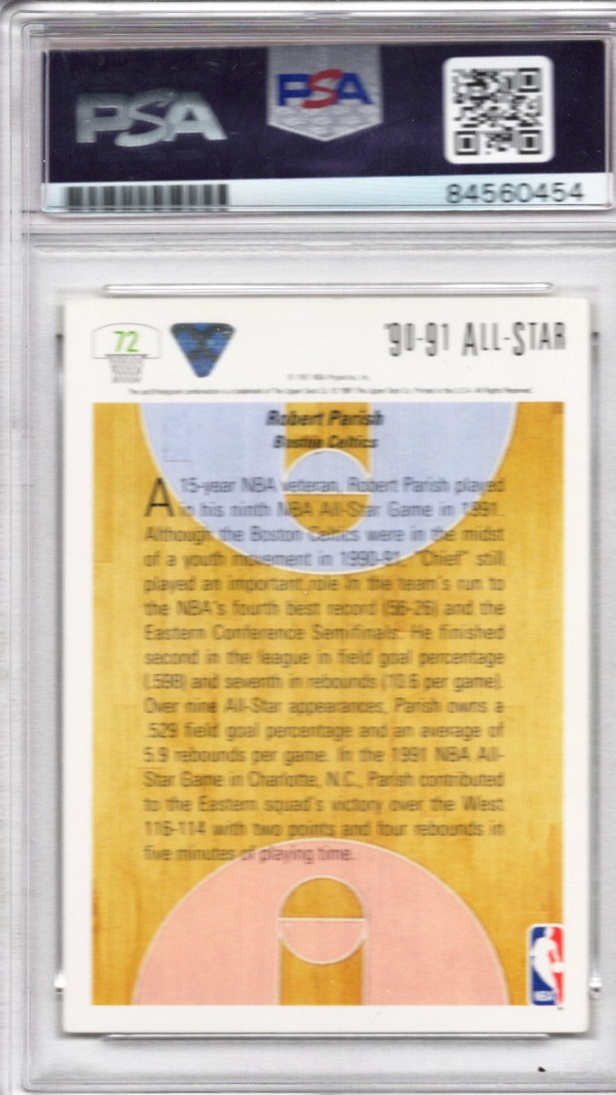 1991 UPPER DECK ROBERT PARISH AUTOGRAPH PSA/DNA (0454)