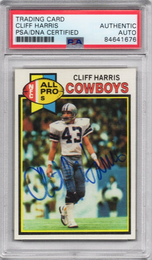 1979 TOPPS CLIFF HARRIS AUTOGRAPH PSA/DNA (1676)