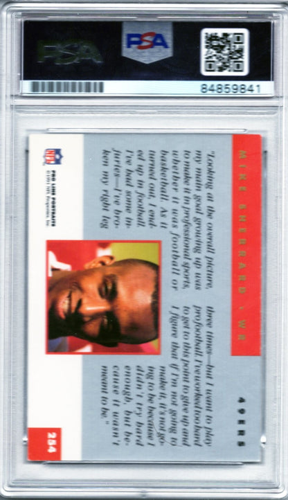 1991 PRO LINE MIKE SHERRARD AUTOGRAPH PSA/DNA (9841)