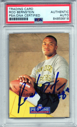 1991 PRO LINE ROD BERNSTEIN AUTOGRAPH PSA/DNA (9918)