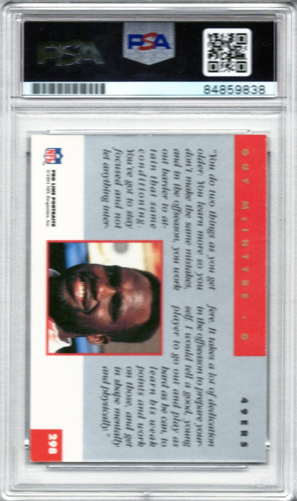 1991 PRO LINE GUY MCINTYRE AUTOGRAPH PSA/DNA (9838)