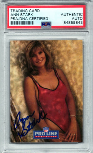 1993 PRO LINE ANN STARK #26 AUTOGRAPH PSA/DNA (9843)