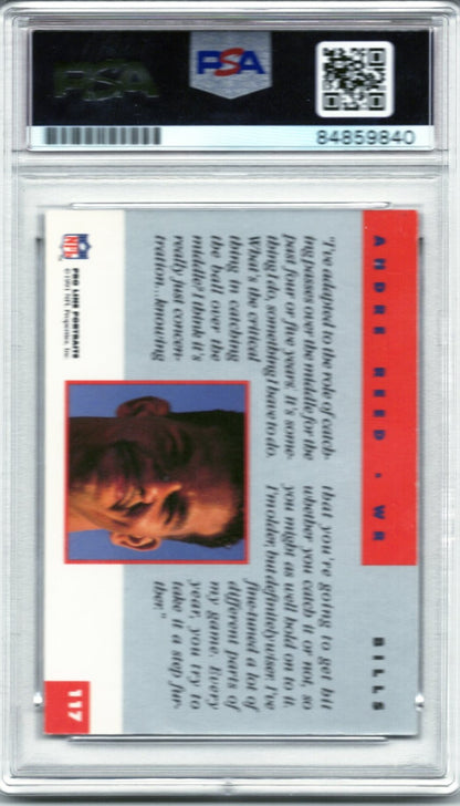1991 PRO LINE ANDRE REED AUTOGRAPH PSA/DNA (9840)
