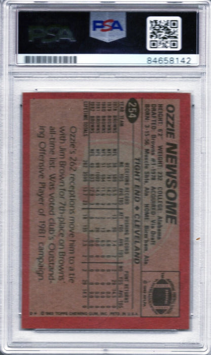 1983 TOPPS OZZIE NEWSOME AUTOGRAPH PSA/DNA QUANTITY AVAILABLE