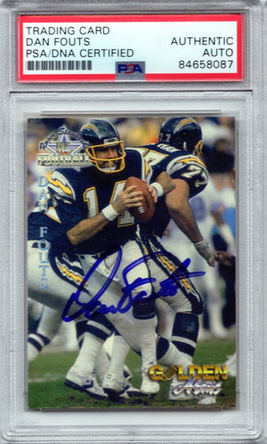 1994 GOLDEN ARENA DAN FOUTS #75 BOMBS AWAY AUTOGRAPH PSA/DNA QUANTITY AVAILABLE