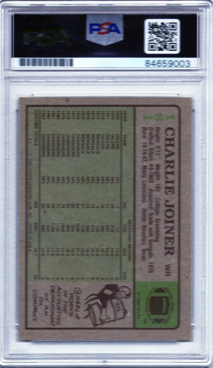 1984 TOPPS CHARLIE JOINER AUTOGRAPH PSA/DNA QUANTITY AVAILABLE