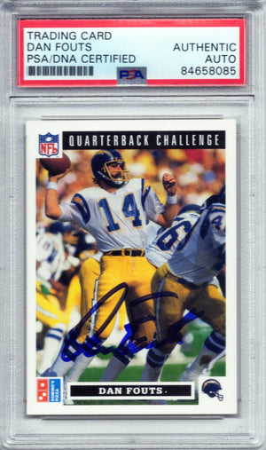 1991 UPPER DECK DAN FOUTS AUTOGRAPH PSA/DNA (8085)