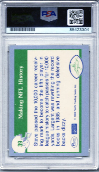1989 PACIFIC STEVE LARGENT AUTOGRAPH PSA/DNA (3304)