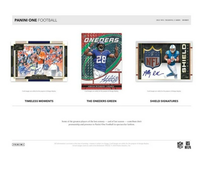2023 PANINI ONE FOOTBALL HOBBY BOX