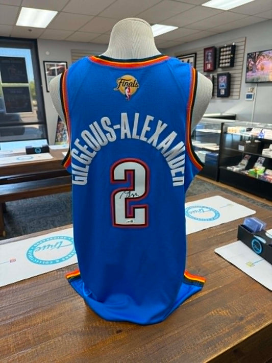 SHAI GILGEOUS-ALEXANDER AUTOGRAPHED NIKE FINALS JERSEY (JSA)