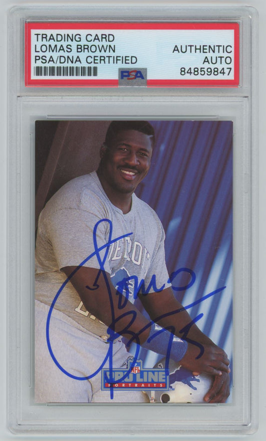 1990 Pro Line Lomas Brown Auto - PSA/DNA