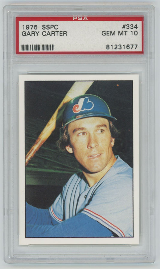 1975 SSPC Gary Carter #334 - PSA 10