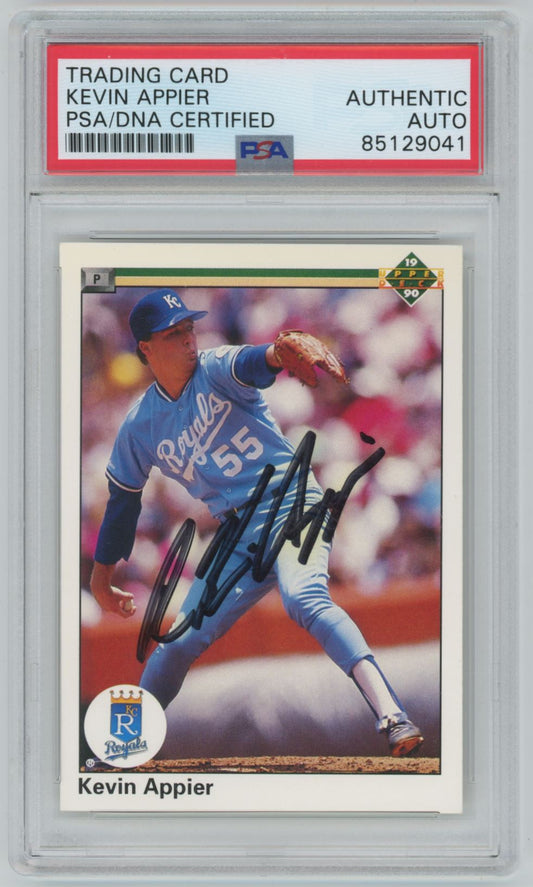 1990 Upper Deck Kevin Appier Auto - PSA/DNA