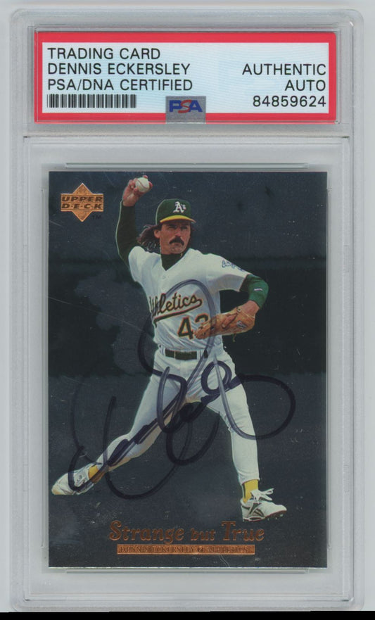 1996 Upper Deck Dennis Eckersley Auto - PSA/DNA (9624)