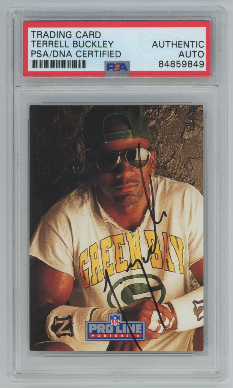 1992 Pro Line Terrell Buckley Auto - PSA/DNA