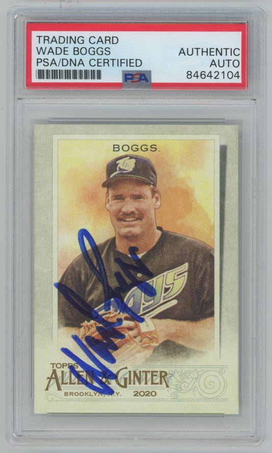 2020 Topps Allen & Ginter Wade Boggs Auto - PSA/DNA