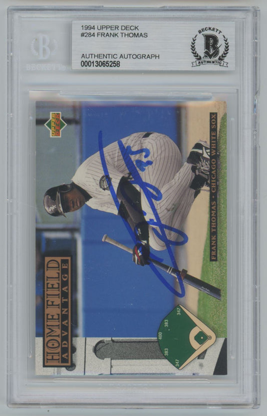 1994 Upper Deck Frank Thomas Auto - Beckett Authentic