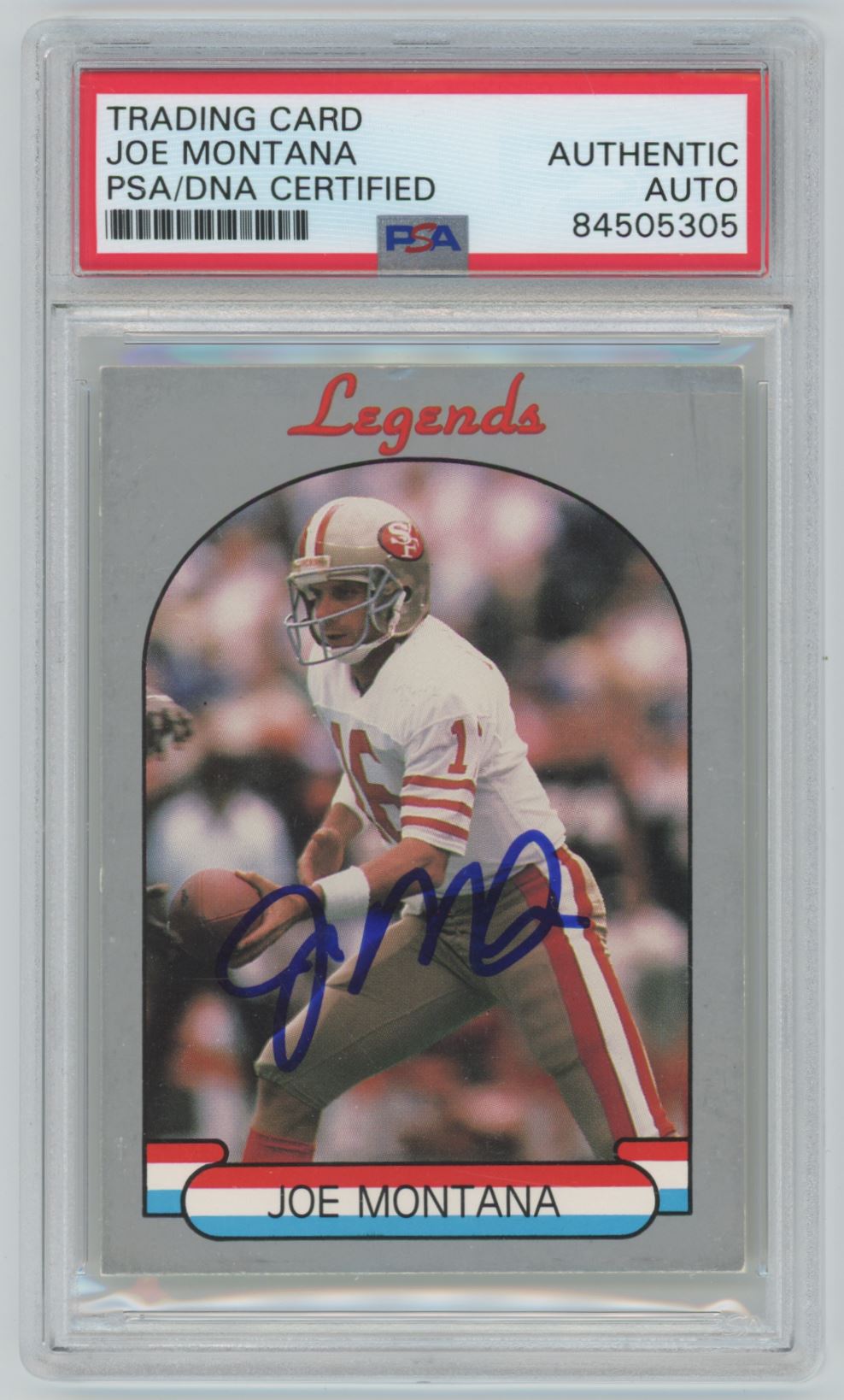 Living Legends Joe Montana Auto - PSA/DNA Authentic