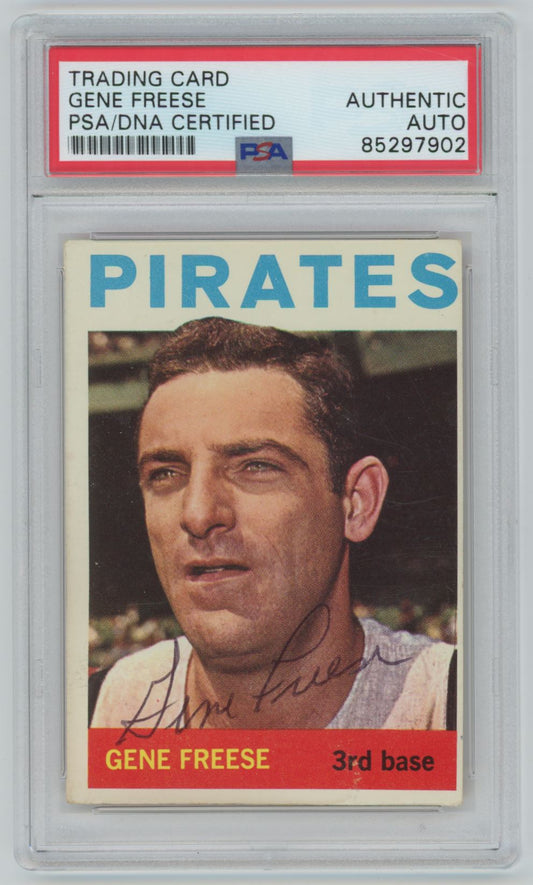 1964 Topps Gene Freese Auto - PSA/DNA Authentic