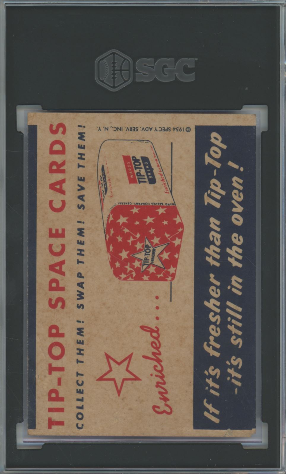 1954 Tip Top Bread Space Carrier Space Cards - SGC 2