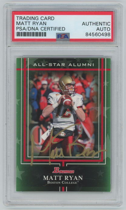 2009 Topps Matt Ryan All-Star Alumni Auto - PSA/DNA