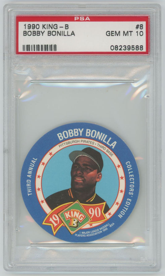 1990 King-B Bobby Bonilla #8 - PSA 10