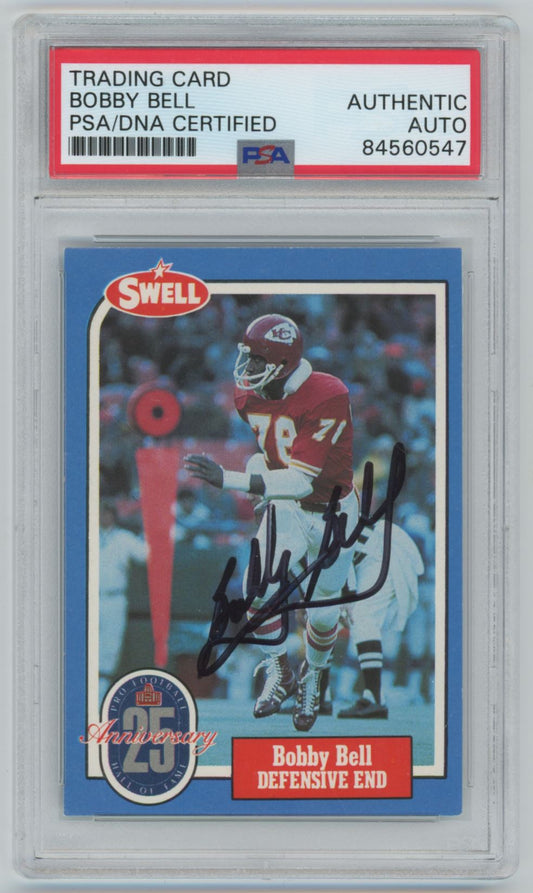 1988 Swell 25th Anniversary Bobby Bell Auto - PSA/DNA