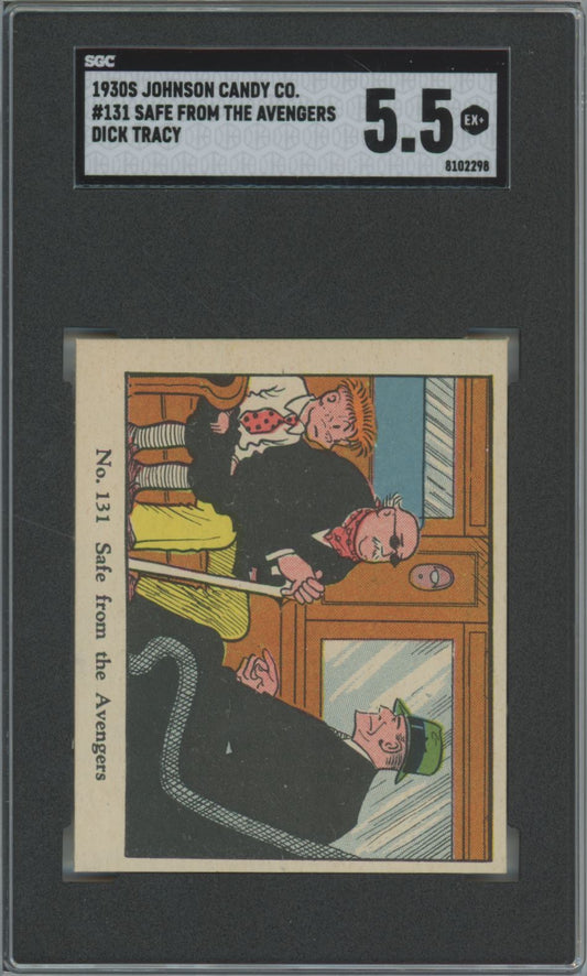 1930's Johnson Candy Co. Safe from the Avengers #130 Dick Tracy - SGC 5.5