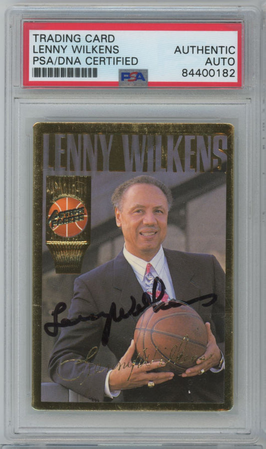 1994 Action Packed Lenny Wilkens Auto - PSA/DNA