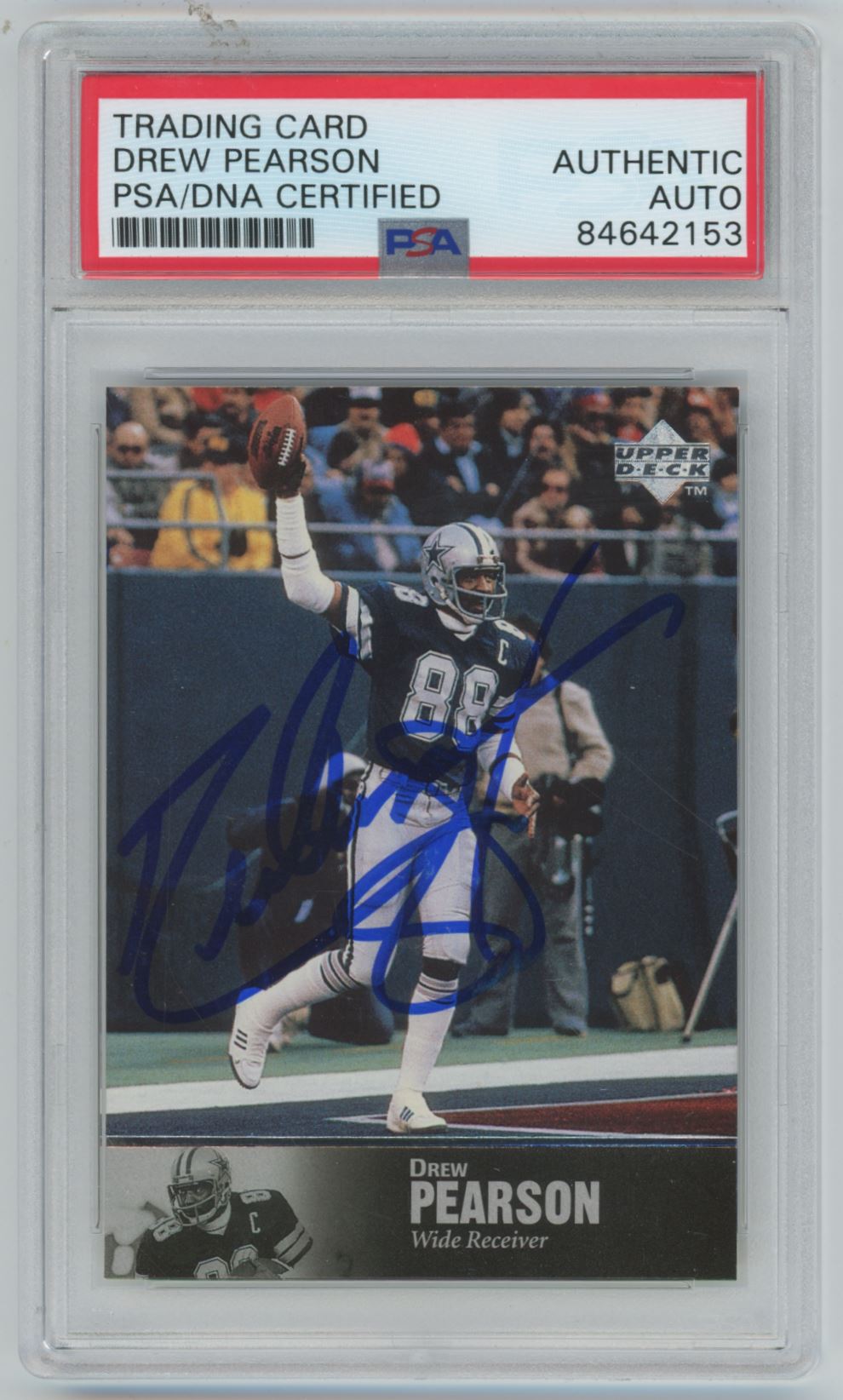 1997 Upper Deck Drew Pearson Auto - PSA/DNA