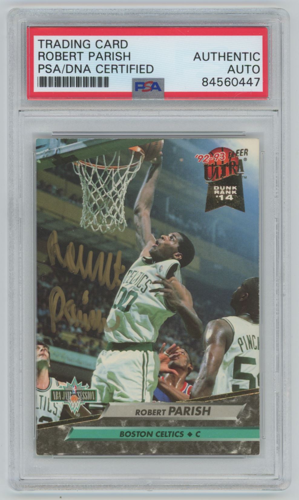 1993 Fleer Ultra Robert Parish Auto - PSA/DNA Authentic