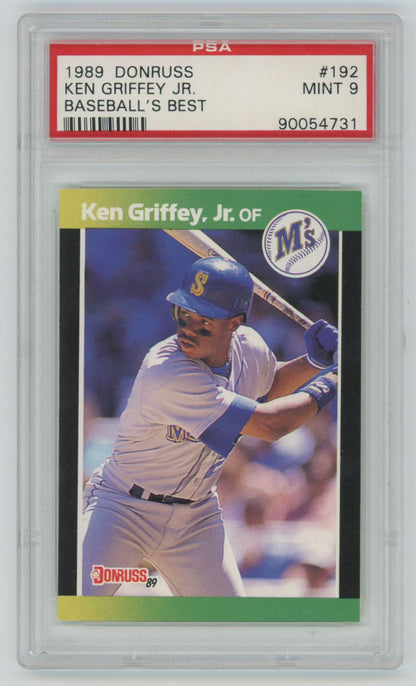 1989 Donruss Ken Griffey Jr. Baseball's Best #192 - PSA 9