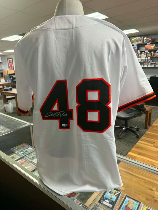 RUSS ORTIZ CUSTOM SAN FRANCISCO AUTOGRAPHED JERSEY (JSA COA)