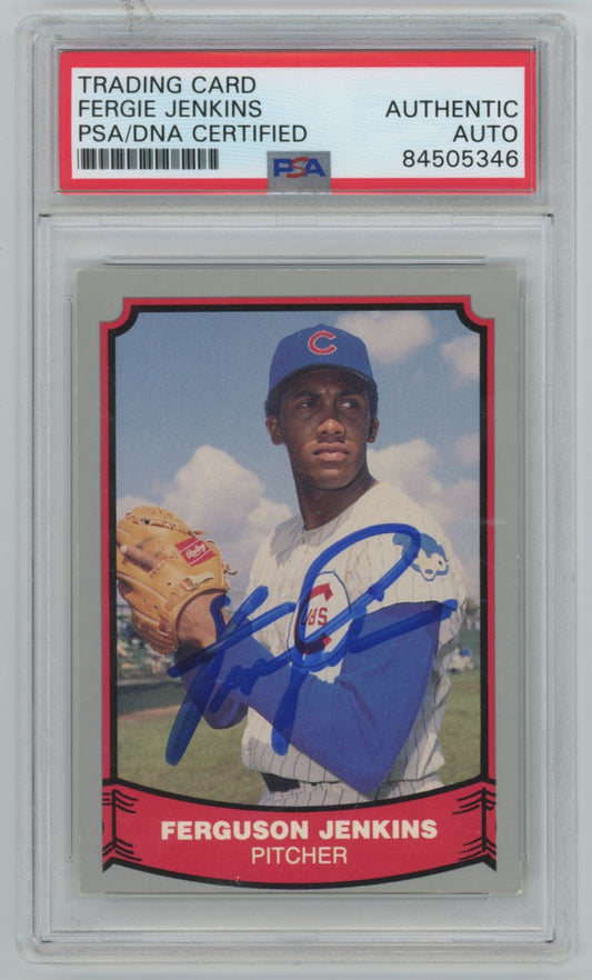 1988 Pacific Fergie Jenkins Auto - PSA/DNA