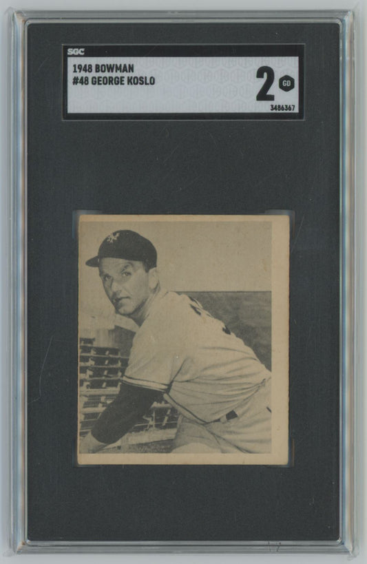 1948 Bowman George Koslo #48 - SGC 2