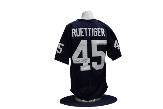 RUDY RUETTIGER CUSTOM AUTOGRAPHED BLUE JERSEY (JSA)